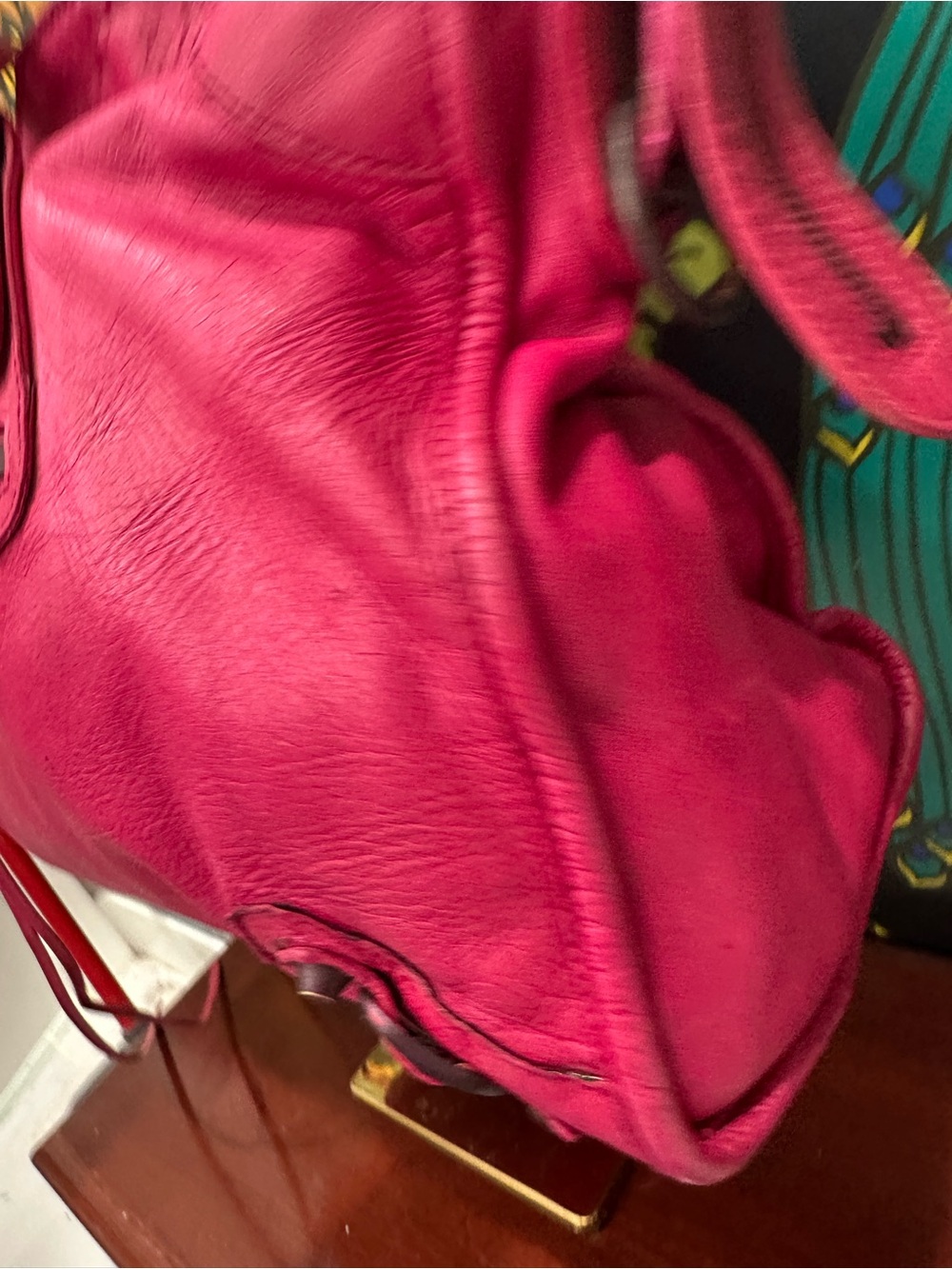 Balenciaga Classic City Motorcycle Bag Pink Arena Lambskin Leather Y2K with COA - Picture 10 of 17